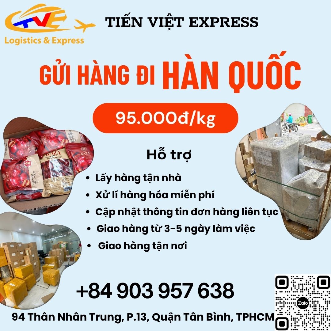 Gửi hàng đi Hàn Quốc - Tiến Việt Express
